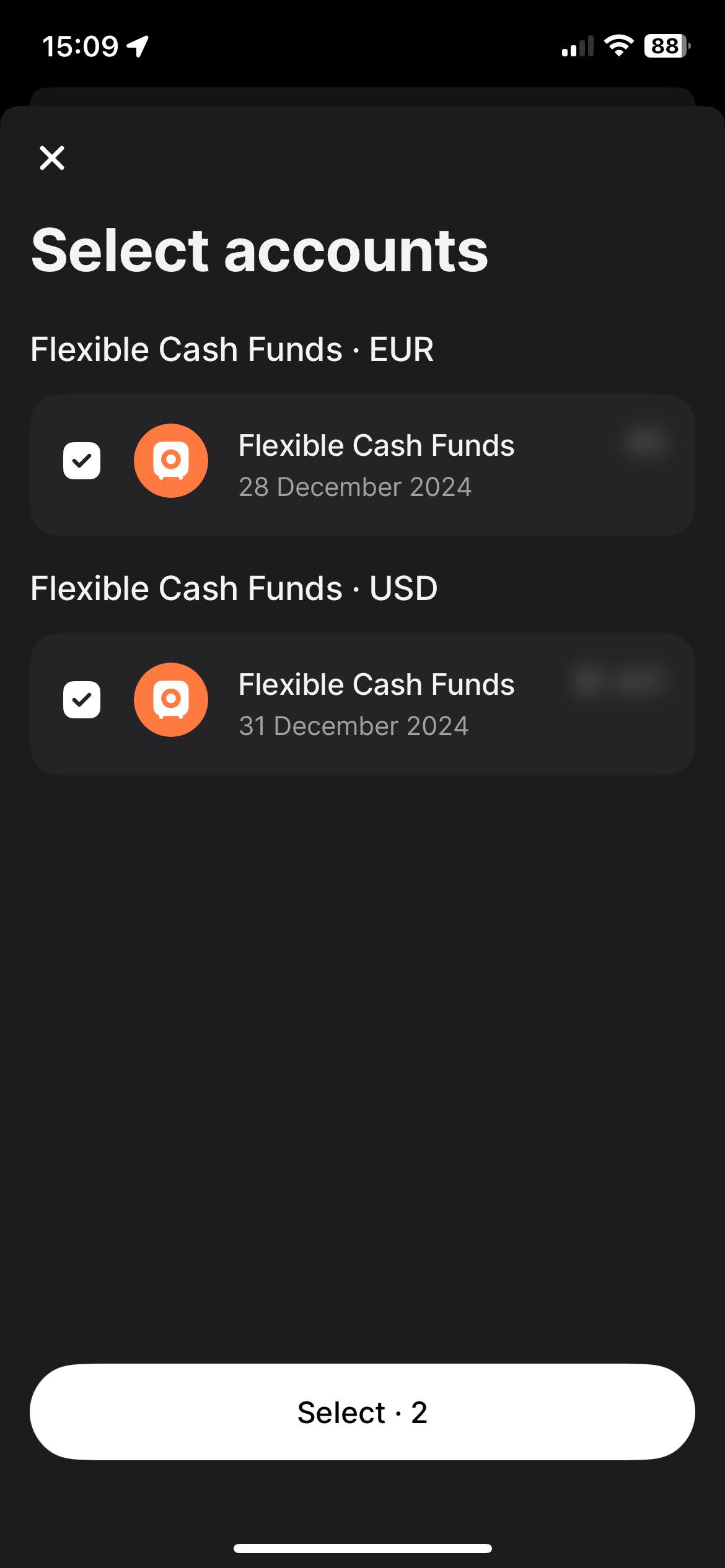 Revolut flexible cash funds